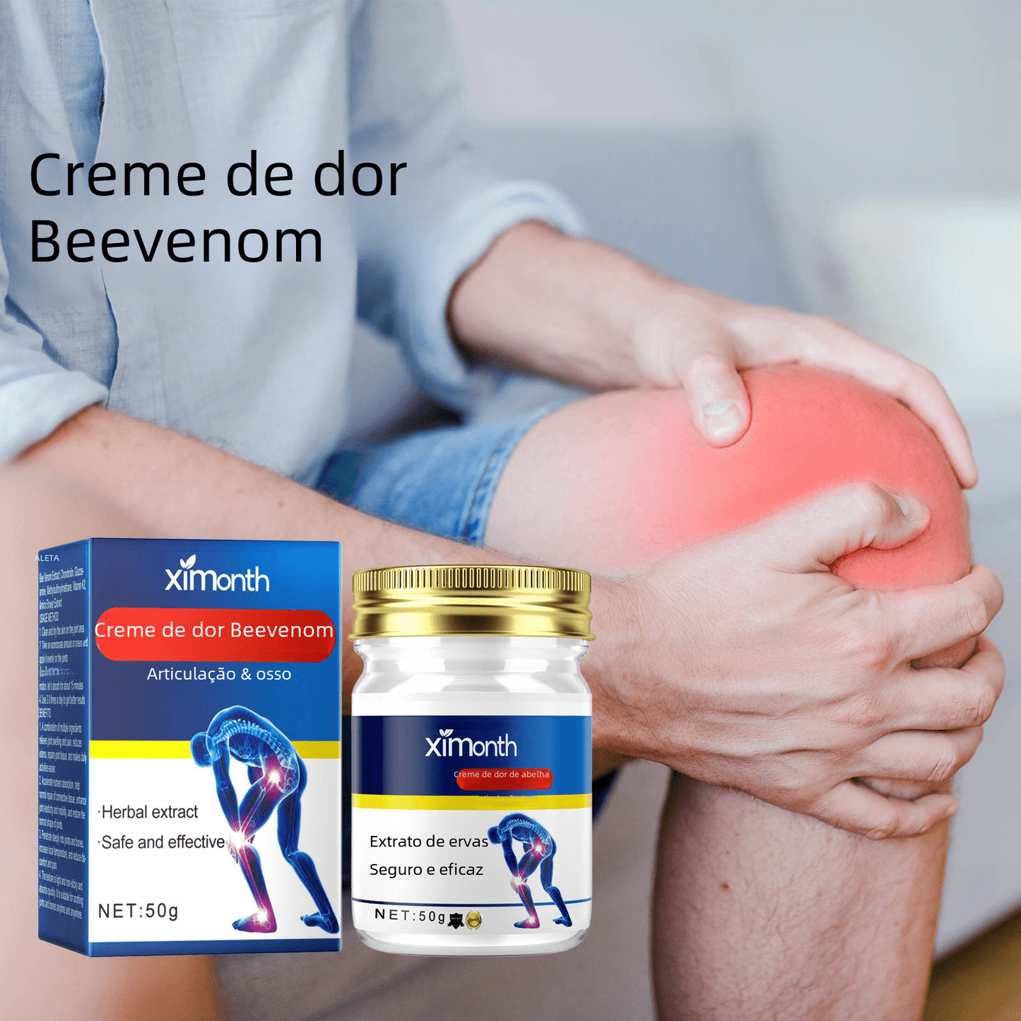 Crème Articulaire au Venin d'Abeille Ximonth - Soulagement des Douleurs - Beautybienetre.