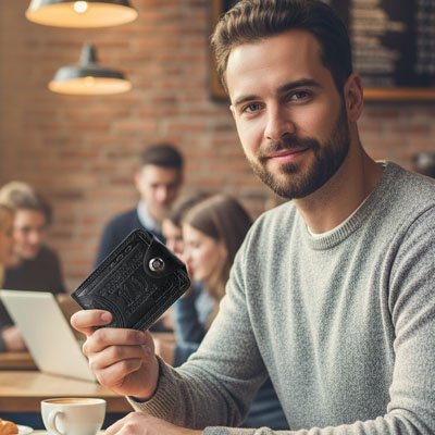 Portefeuille homme | Protection RFID Cuir Véritable - Beautybienetre.