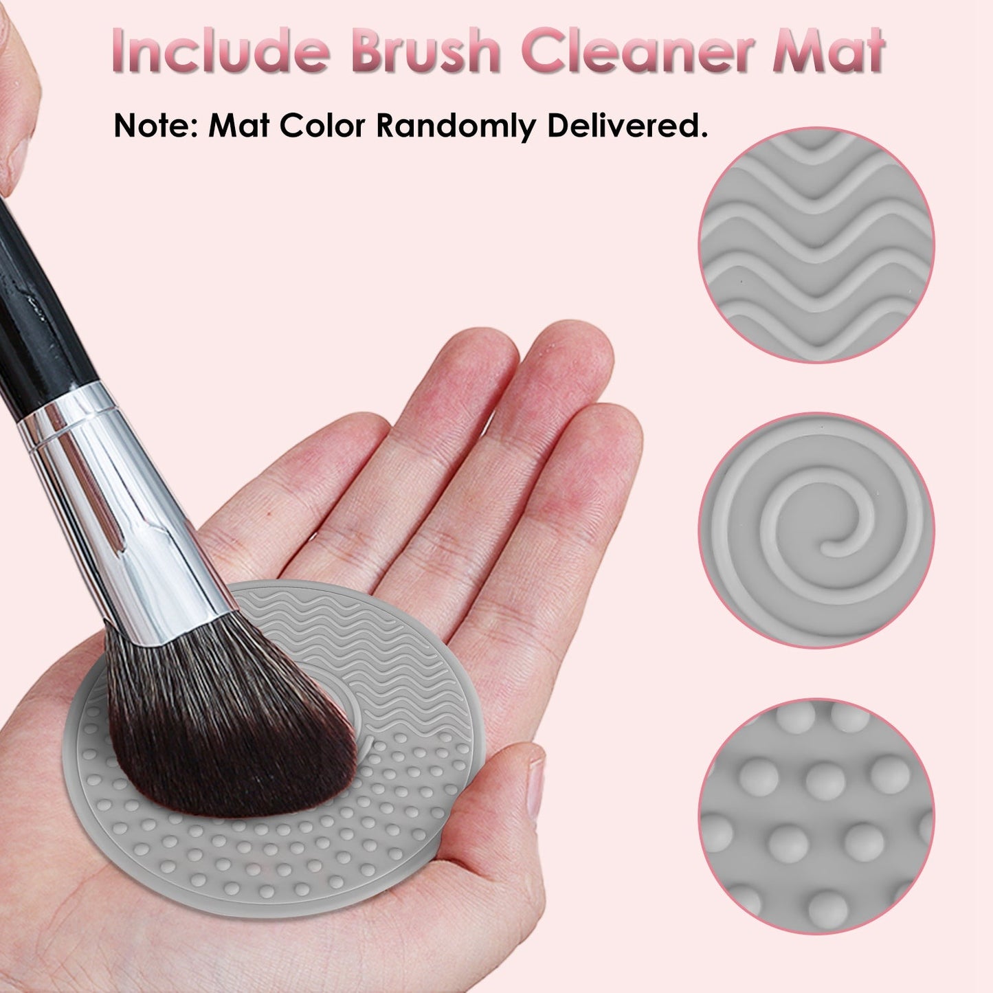 4 In 1 Electric Makeup Brush Cleaner USB Powered Automatic Brush Blender Machine With Timer Digital Display Cleaning Drying UV Disinfection Brush Storage For All Types Of Brushes Valentines Day Gift - Beautybienetre.