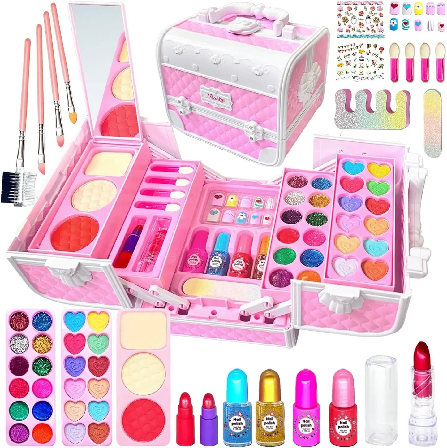 Princess Makeup Case | Kids Beauty Kit 6-12 Years — Safe & Fun