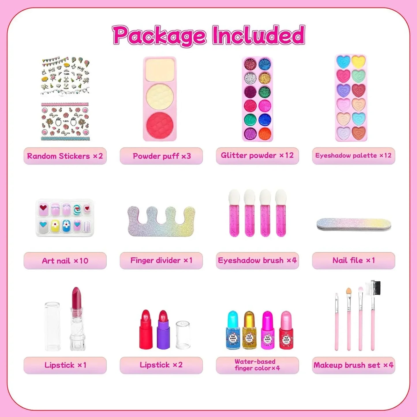 Princess Makeup Case | Kids Beauty Kit 6-12 Years — Safe & Fun