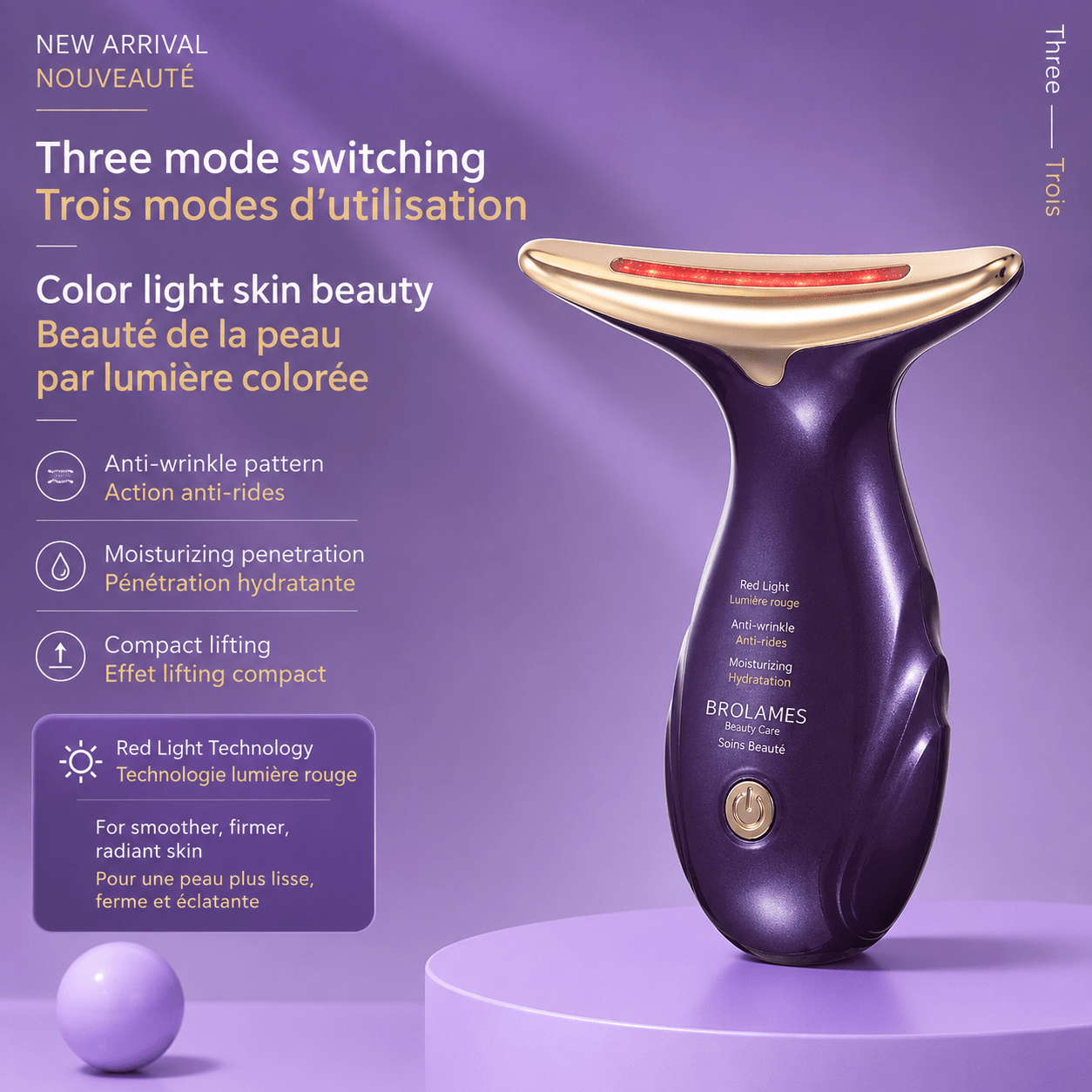 Appareil de Beauté Facial Électrique Liftant 3D - Beautybienetre.