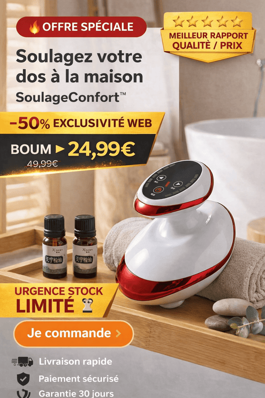 Appareil massage pour le dos | SoulageConfort - Beautybienetre.