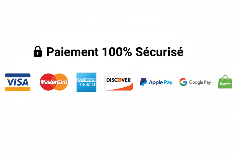 Badge de paiement sécurisé grande taille