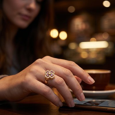 Bague anti stress | Rotative Apaisante - Beautybienetre.