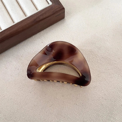 Barrette Géométrique Française en Acétate Premium Ultra - Légère | Style Vintage Chic 4 Motifs - Beautybienetre.