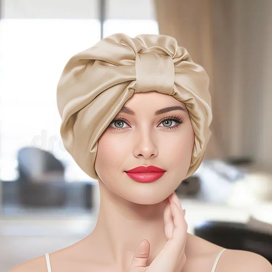 Bonnet en satin | Luxenight - Beautybienetre.