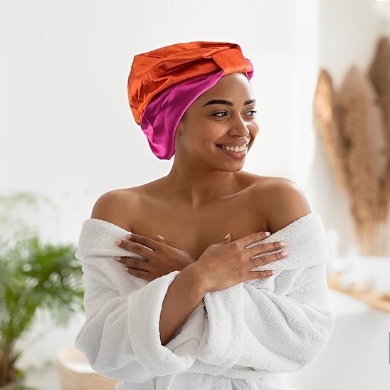 Bonnet en satin | Luxenight - Beautybienetre.