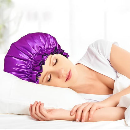 Bonnet en satin | Protection Capillaire Nocturne - Beautybienetre.