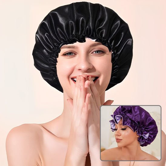 Bonnet en satin | Protection Capillaire Nocturne - Beautybienetre.