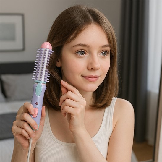 Brosse chauffante | LissExpress - Beautybienetre.