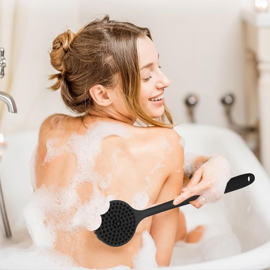 Brosse douche pour dos | Ergonomique - Beautybienetre.