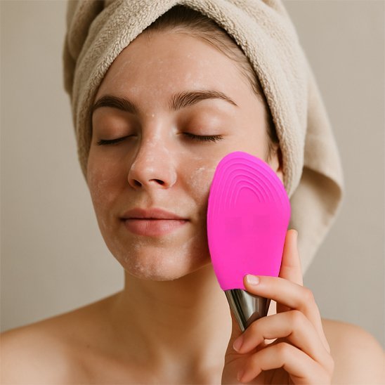 Brosse nettoyante visage | Électrique Éclatante - Beautybienetre.