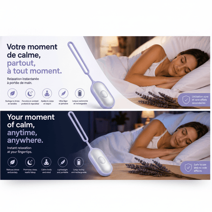 CalmCarry™ — Dispositif de Relaxation Portable Anti - Anxiété | Massage Apaisant - Beautybienetre.