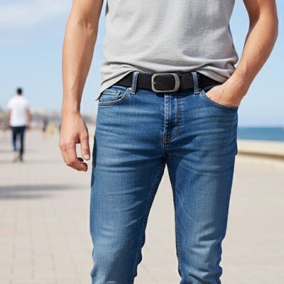 Ceinture en Cuir Véritable | Élégance - Beautybienetre.