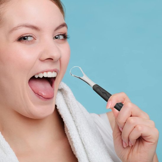 Gratte langue en cuivre | Détox Bucco - Beautybienetre.