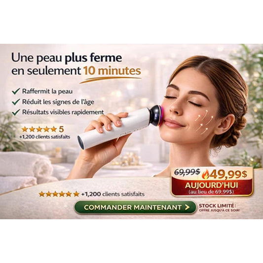 Masseur Visage & Cou Rechargeable — Soin Beauté USB