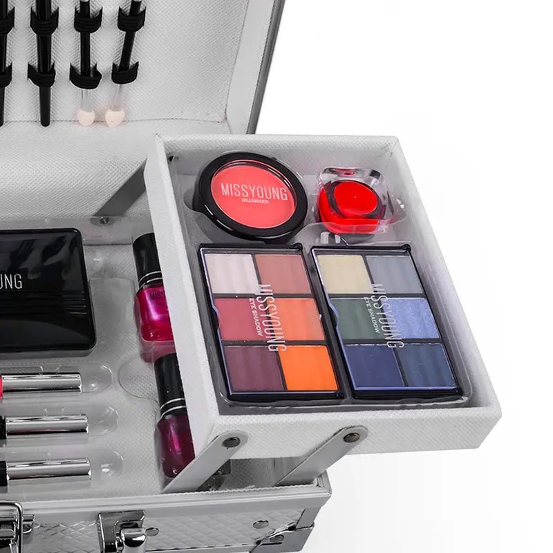 Kit Maquillage Tout-en-Un avec Palette Fards à Paupières et Gloss - Beautybienetre.