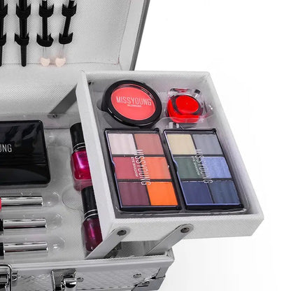 Kit Maquillage Tout-en-Un avec Palette Fards à Paupières et Gloss - Beautybienetre.