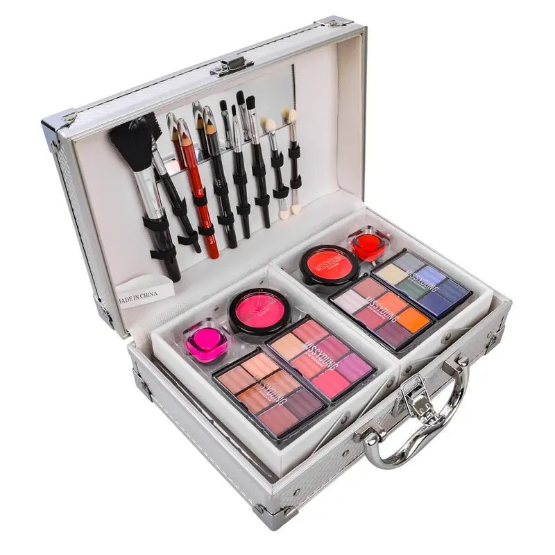 Kit Maquillage Tout-en-Un avec Palette Fards à Paupières et Gloss - Beautybienetre.