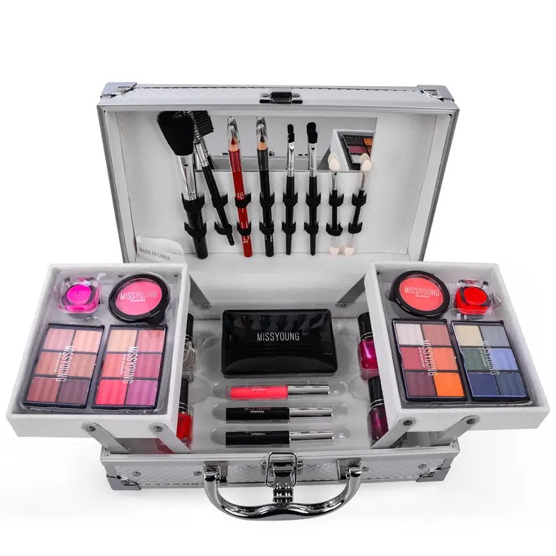 Kit Maquillage Tout-en-Un avec Palette Fards à Paupières et Gloss - Beautybienetre.
