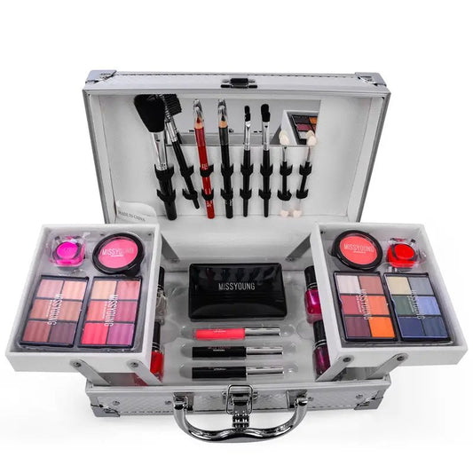 Kit Maquillage Tout-en-Un avec Palette Fards à Paupières et Gloss - Beautybienetre.
