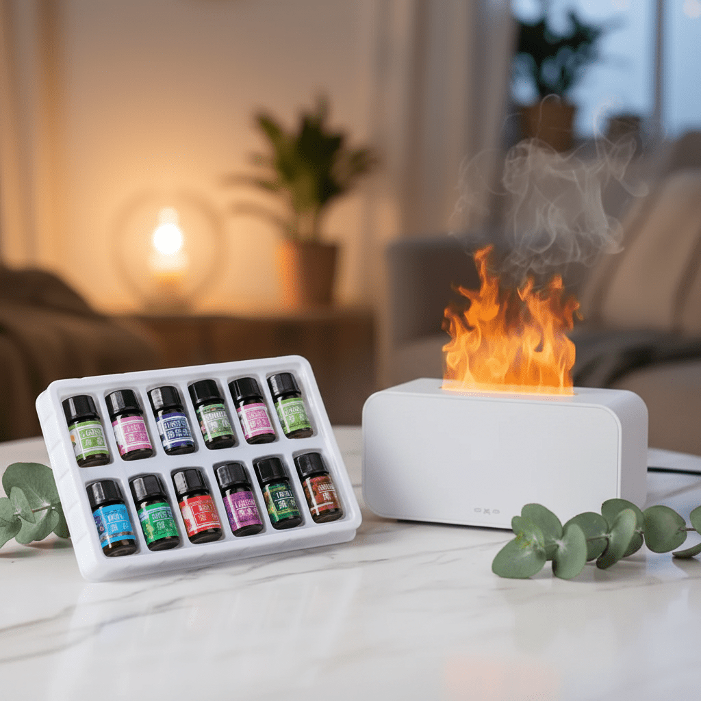 Kit Spa Détente — Diffuseur & Huiles Essentielles - Beautybienetre.