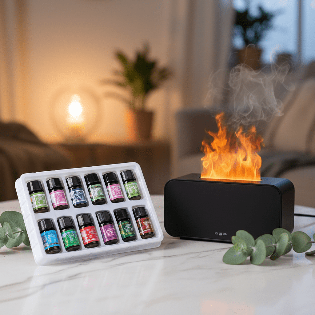 Kit Spa Détente — Diffuseur & Huiles Essentielles - Beautybienetre.