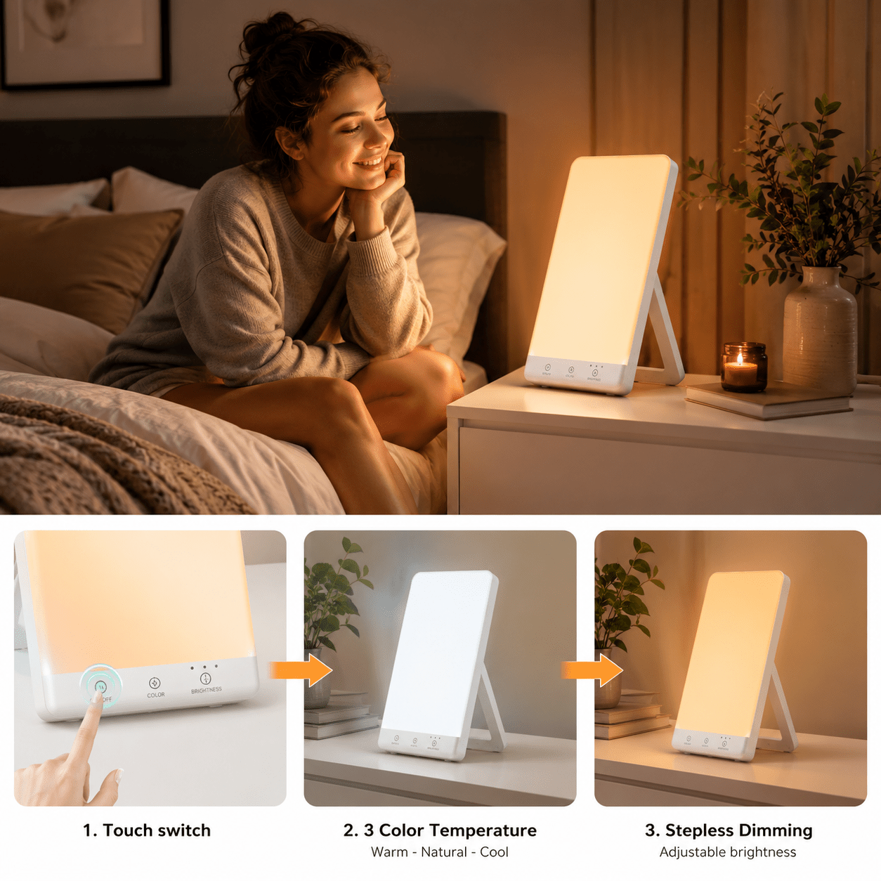 Lampe Bien - Être 10 000 Lux | Boost d’Énergie & Humeur - Beautybienetre.