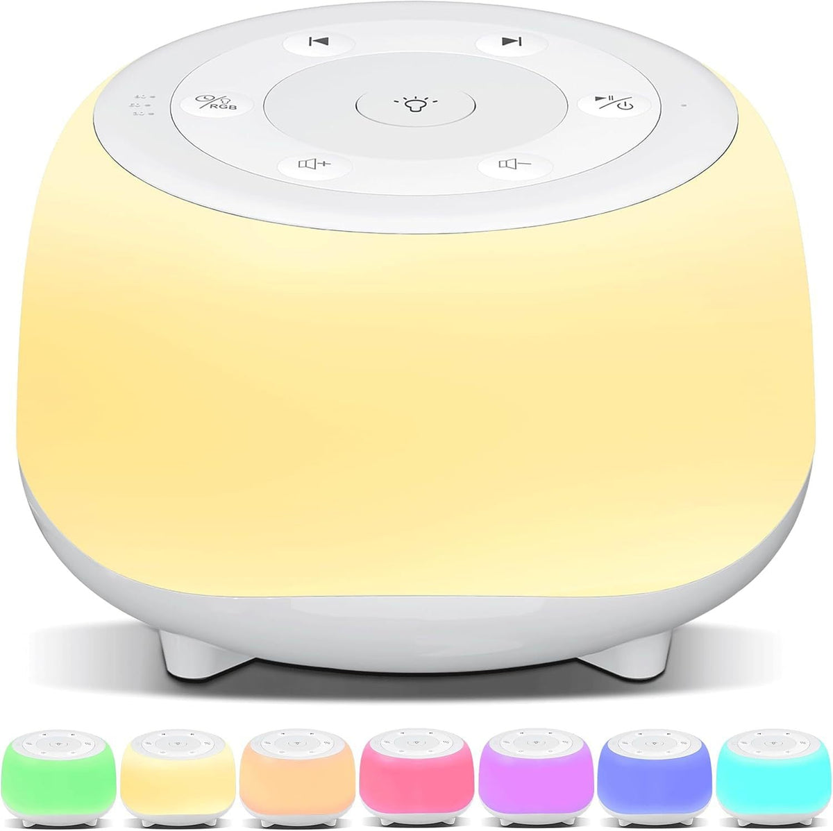 Machine à bruit blanc & veilleuse – 34 sons relaxants - Beautybienetre.