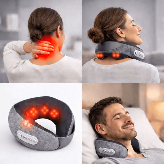 Masseur Cervical Chauffant 4D – Soulagement Immédiat des Tensions & Relaxation Profonde à Domicile - Beautybienetre.