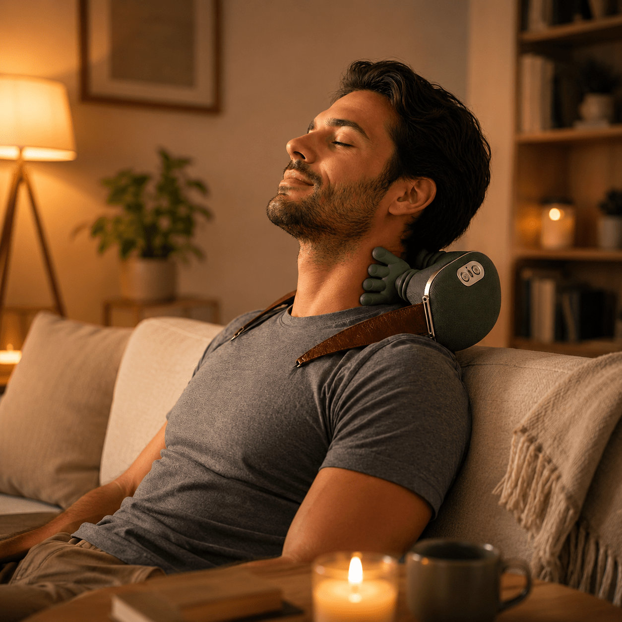 Masseur Cou & Épaules Shiatsu N7 — Pétrissage 4D, Chaleur & 3 Niveaux d'Intensité - Beautybienetre.