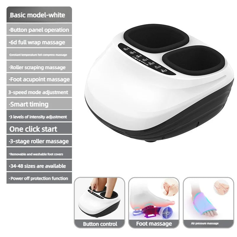 Masseur de Pieds Chauffant | Vibrations, Pétrissage & Acupression - Beautybienetre.