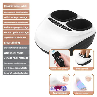 Masseur de Pieds Chauffant | Vibrations, Pétrissage & Acupression - Beautybienetre.