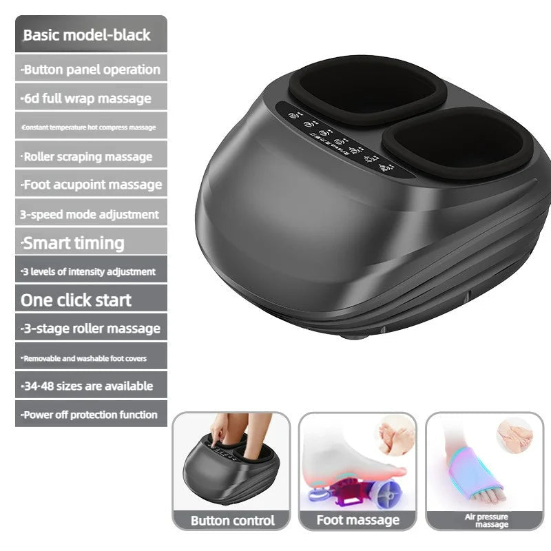 Masseur de Pieds Chauffant | Vibrations, Pétrissage & Acupression - Beautybienetre.