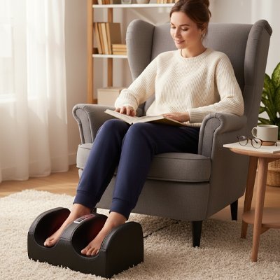 Masseur de Pieds Électrique Professionnel | Soulagement Fatigue et Circulation Améliorée - Beautybienetre.