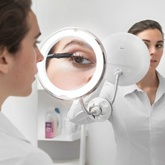 Miroir maquillage LED | Luminescence 10X - Beautybienetre.