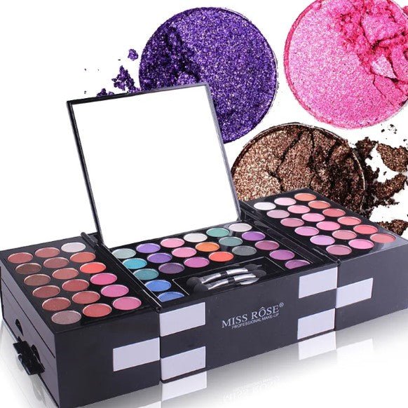 Palette Maquillage Yeux & Joues — Fard à Paupières, Blush & Sourcils - Beautybienetre.