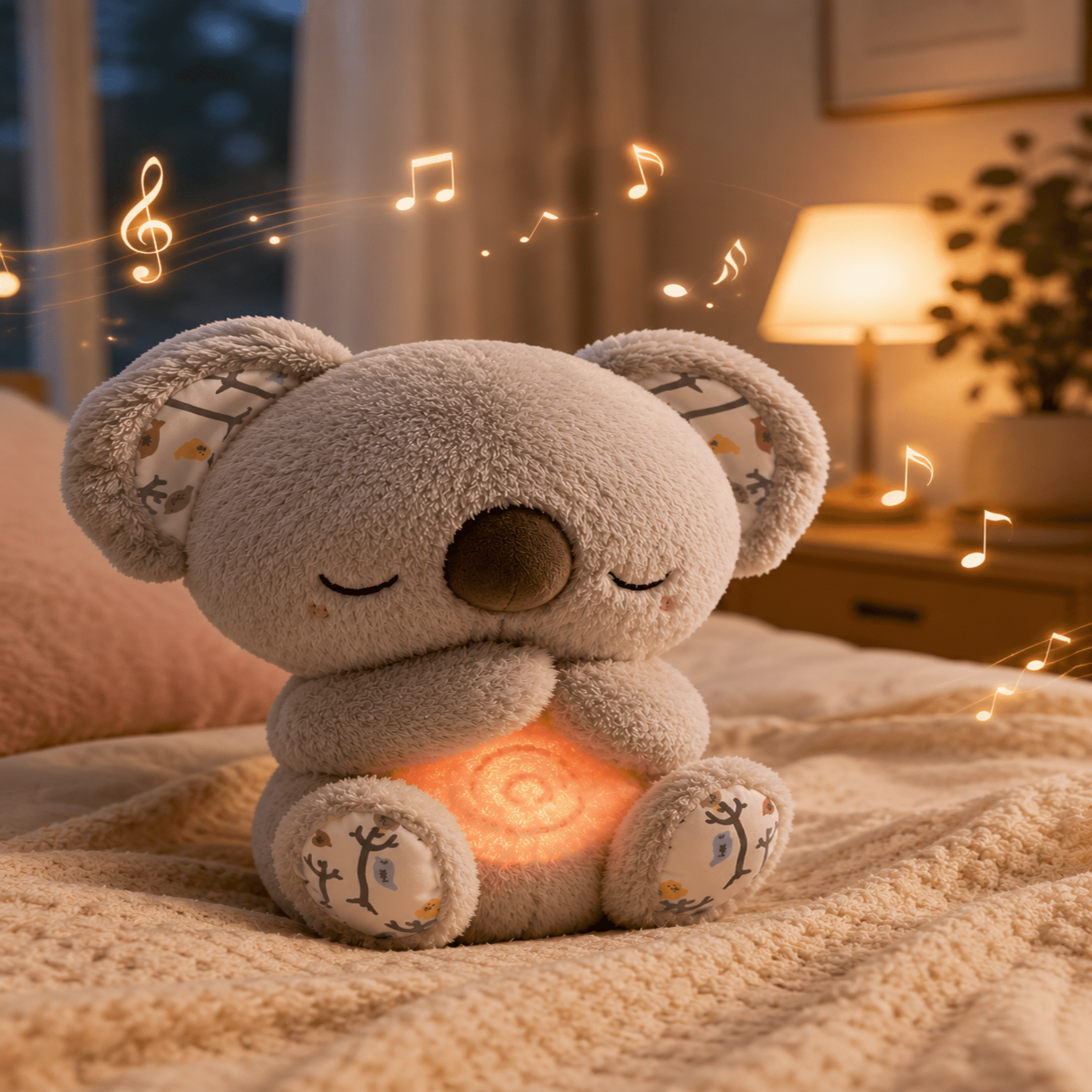 Peluche Koala Anti - Anxiété Respirante avec Musique Apaisante - Beautybienetre.