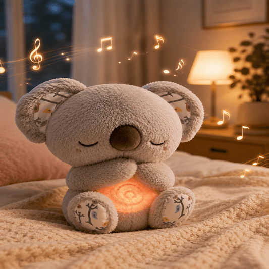 Peluche Koala Anti - Anxiété Respirante avec Musique Apaisante - Beautybienetre.