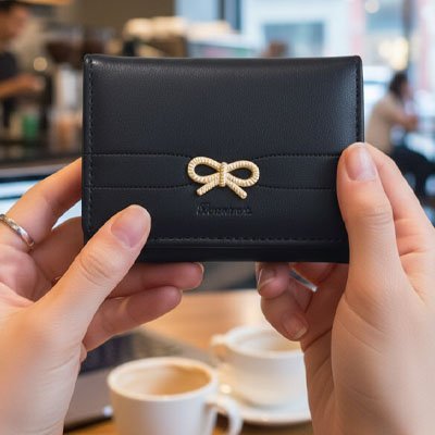 Portefeuille Compact | Cuir Véritable RFID - Beautybienetre.
