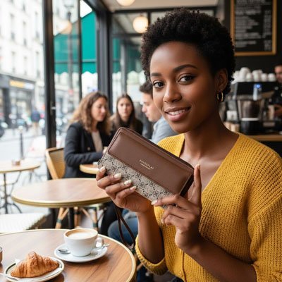 Portefeuille en Cuir Véritable | Élégance 8 Compartiments - Beautybienetre.