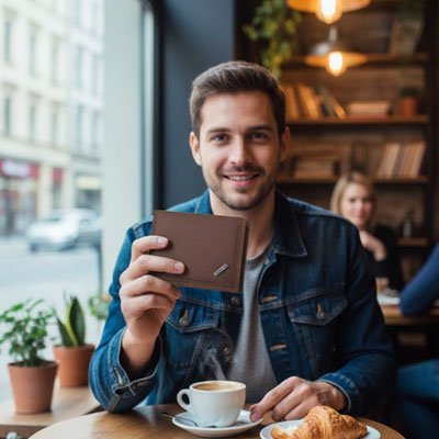 Portefeuille homme | Élégance Cuir Véritable RFID - Beautybienetre.