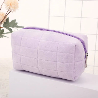 Sac de Maquillage en Peluche Mignon | Trousse de Voyage Portable et Douce - Beautybienetre.
