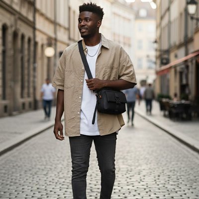 Sac en bandoulière homme | Urban Style - Beautybienetre.