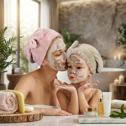 Serviette cheveux microfibre absorbante | Séchage rapide - Beautybienetre.