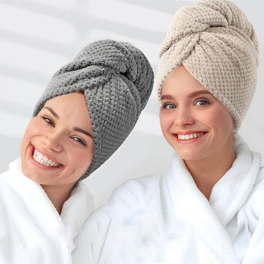 Serviette Cheveux Microfibre Ultra - Absorbante | RapidDry - Beautybienetre.