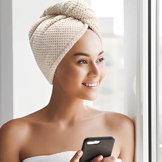 Serviette Cheveux Microfibre Ultra - Absorbante | RapidDry - Beautybienetre.