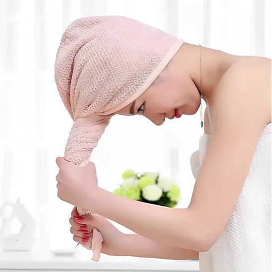 Serviette Cheveux Microfibre Ultra - Absorbante | RapidDry - Beautybienetre.