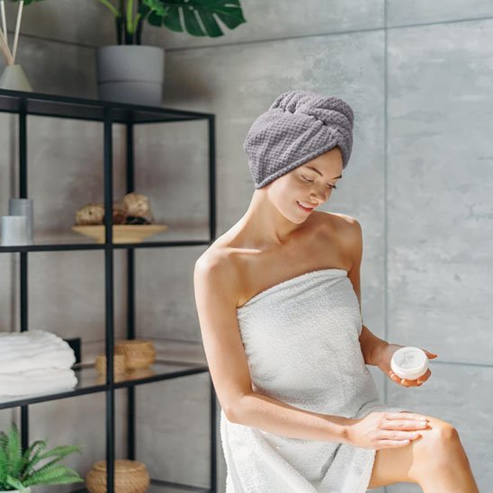 Serviette Cheveux Microfibre Ultra - Absorbante | RapidDry - Beautybienetre.